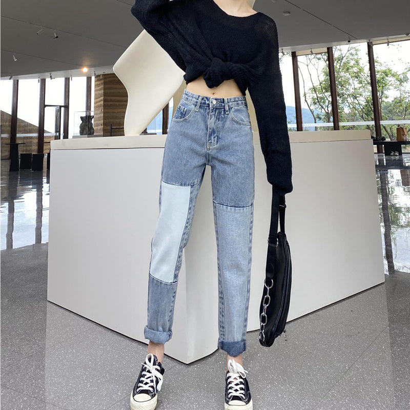 Autumn Clothes Loose Straight Harlan Radish High-waisted Pants