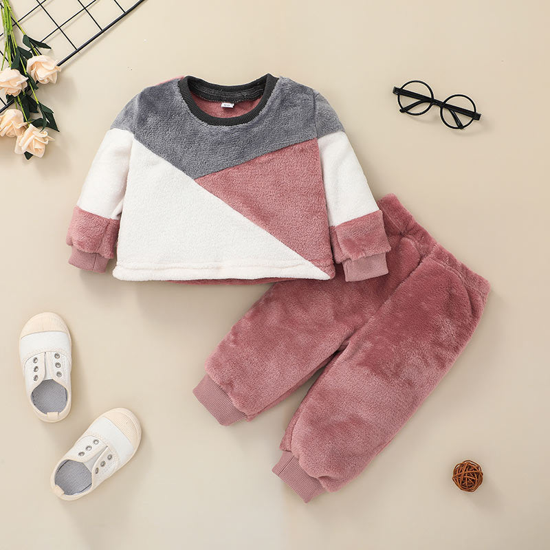 Baby Casual Sweater Two-Piece Suit