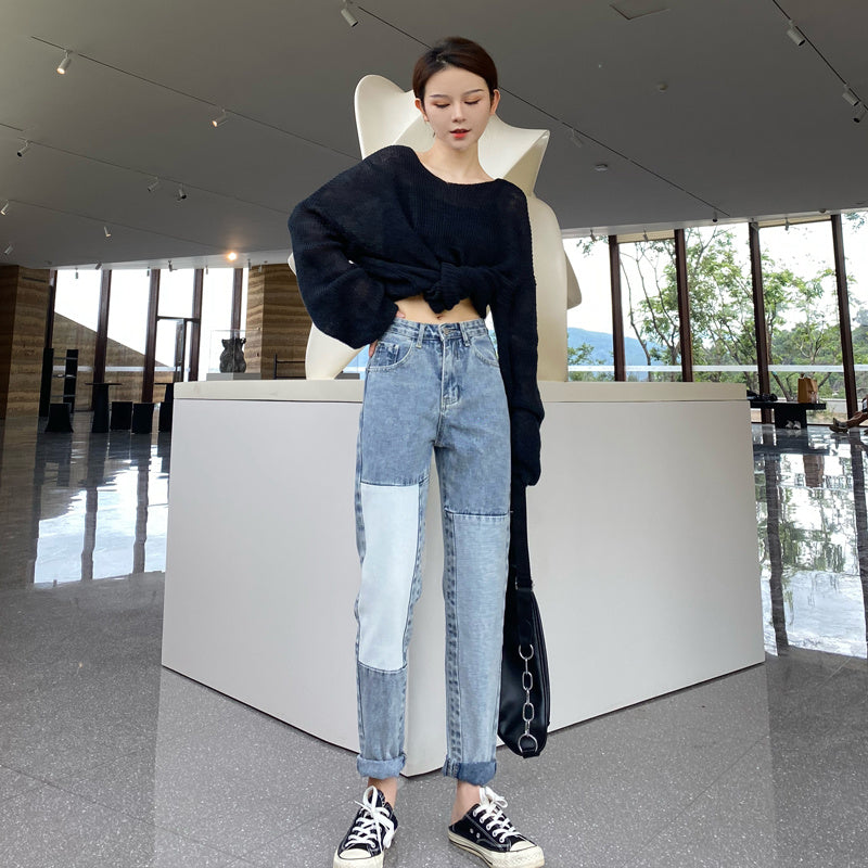 Autumn Clothes Loose Straight Harlan Radish High-waisted Pants