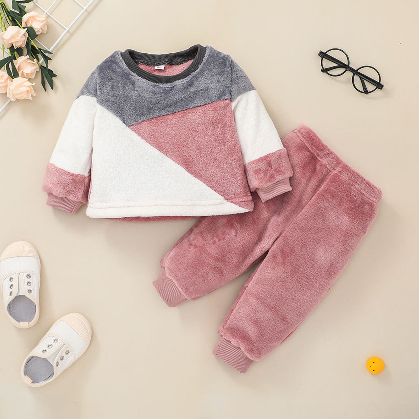 Baby Casual Sweater Two-Piece Suit