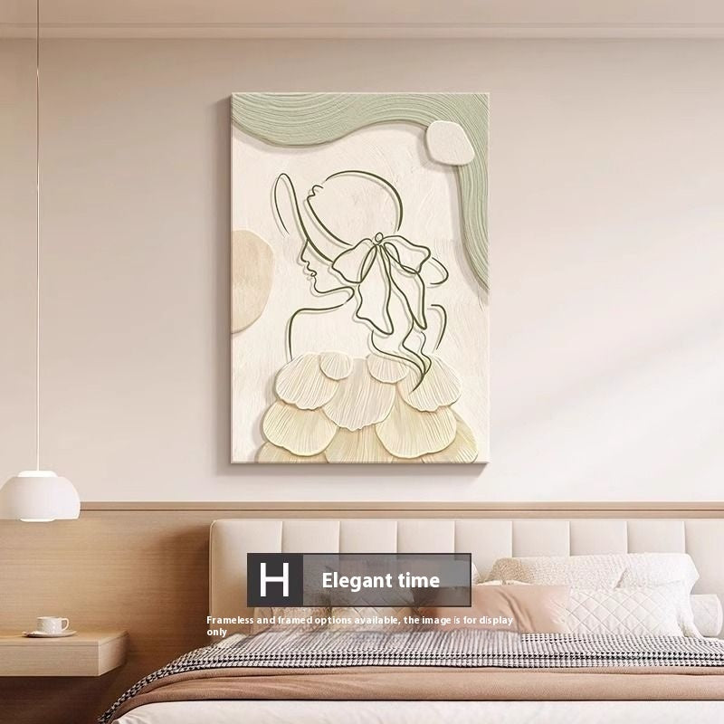 Abstract Line Character Wall Art