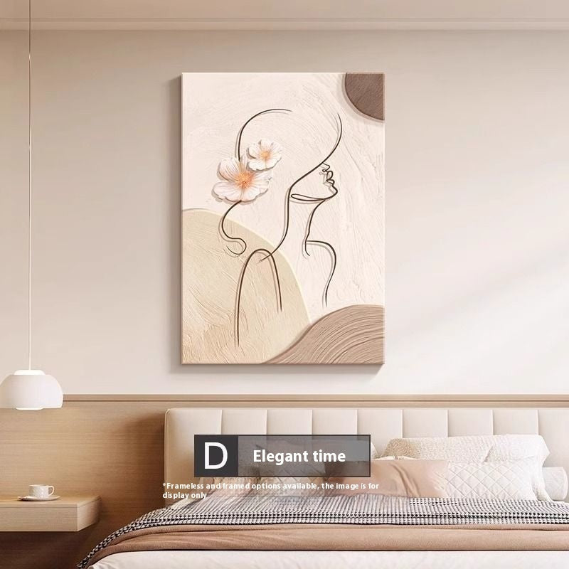 Abstract Line Character Wall Art