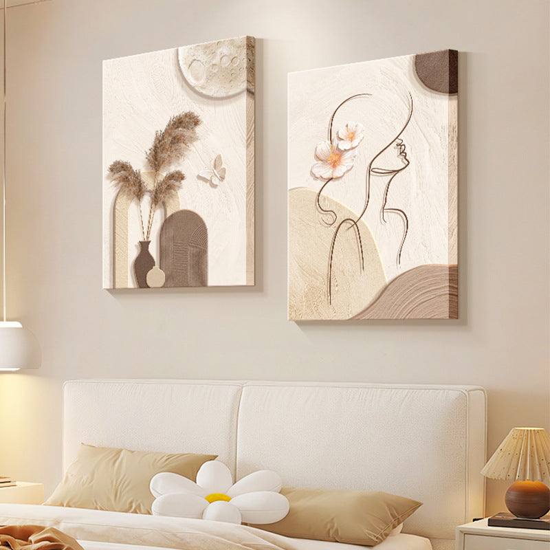 Abstract Line Character Wall Art